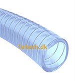 Væske slange KLAR PVC stålspiral Ø80 - Ø97