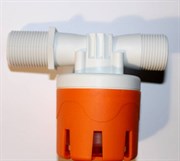 PP Flydeventil 3/4" Lige  Orange (6 Bar)